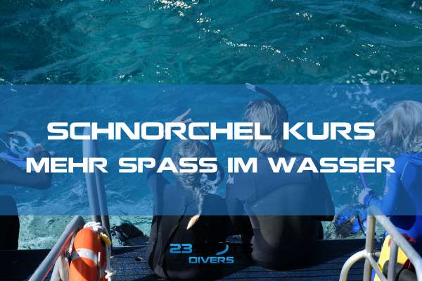 Schnorchelkurs unter Wasser