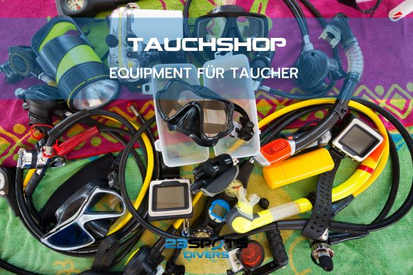 Tauchshop, Ausrüstung für Taucher