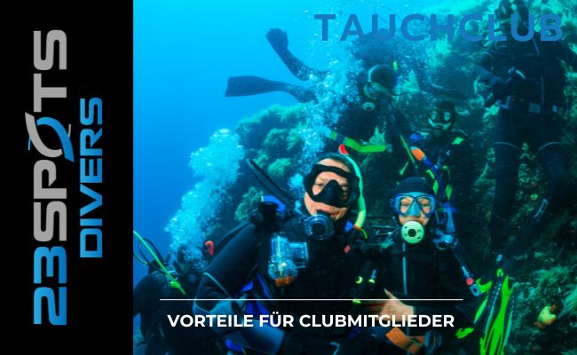 Vorteile 23SpotsDivers Tauchclub
